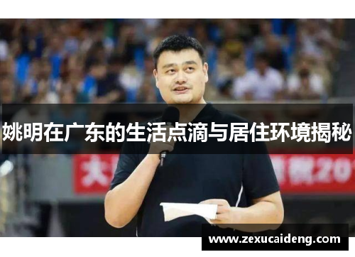 姚明在广东的生活点滴与居住环境揭秘